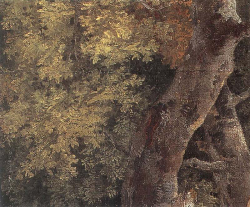 Detail of Conversation in a Park, Thomas Gainsborough